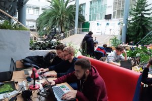 NSTU students won the nomination "IT breakthrough" at the hackathon held at the Southern Federal University